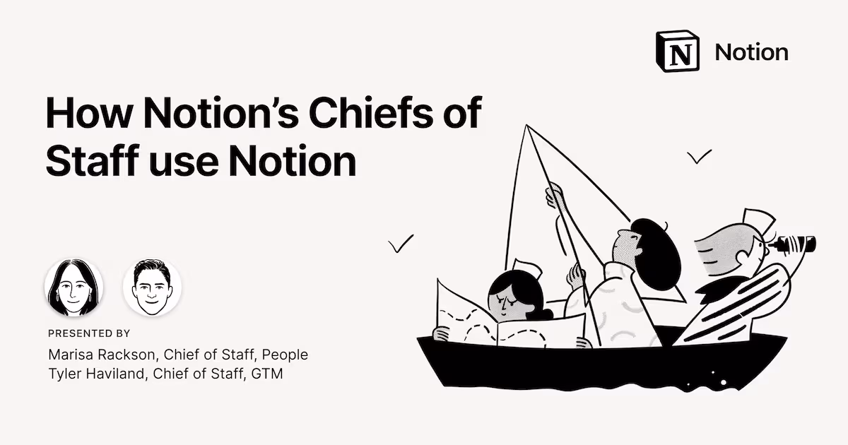 How Notion's Chiefs of Staff use Notion