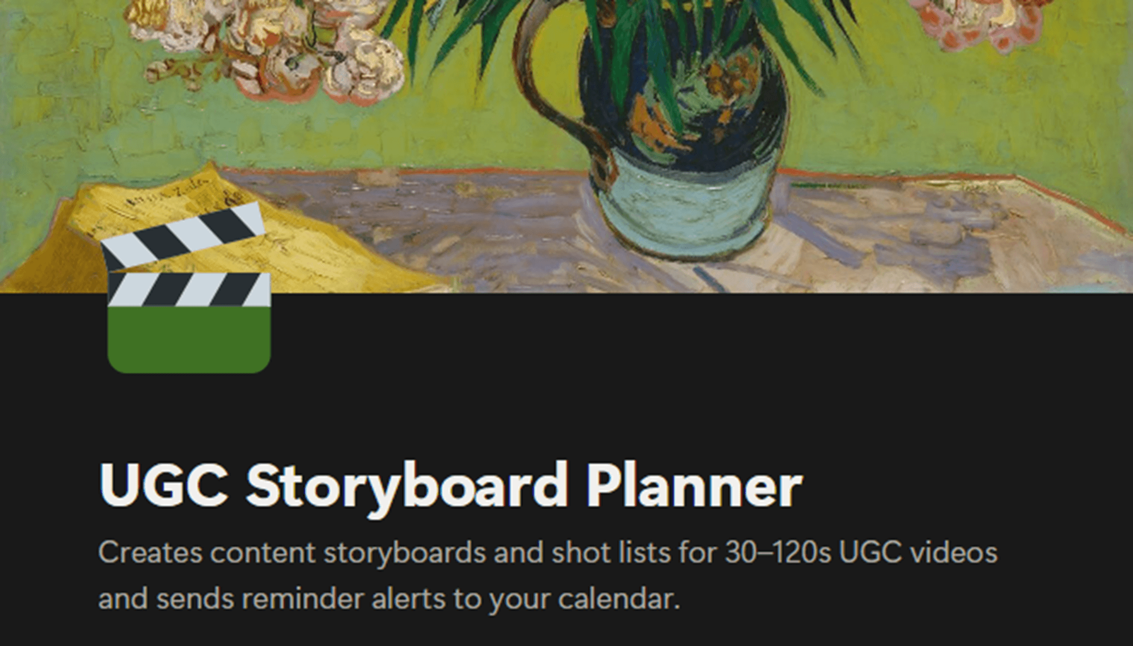UGC Storyboard Planner